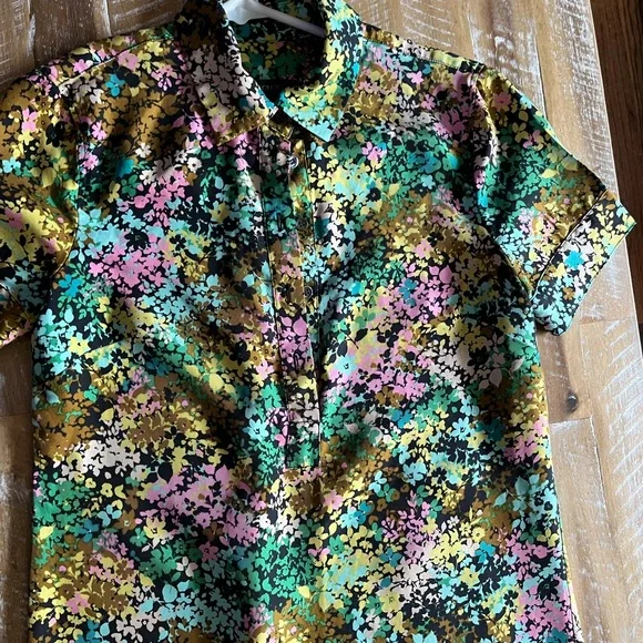 J. Crew Floral dress size 00 - Picture 3 of 6